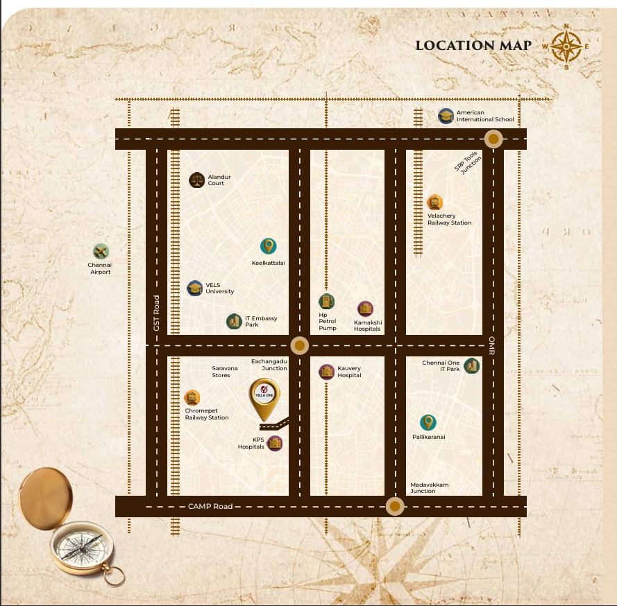 Lifestyle Villa One location map — Kovilambakkam, Chennai